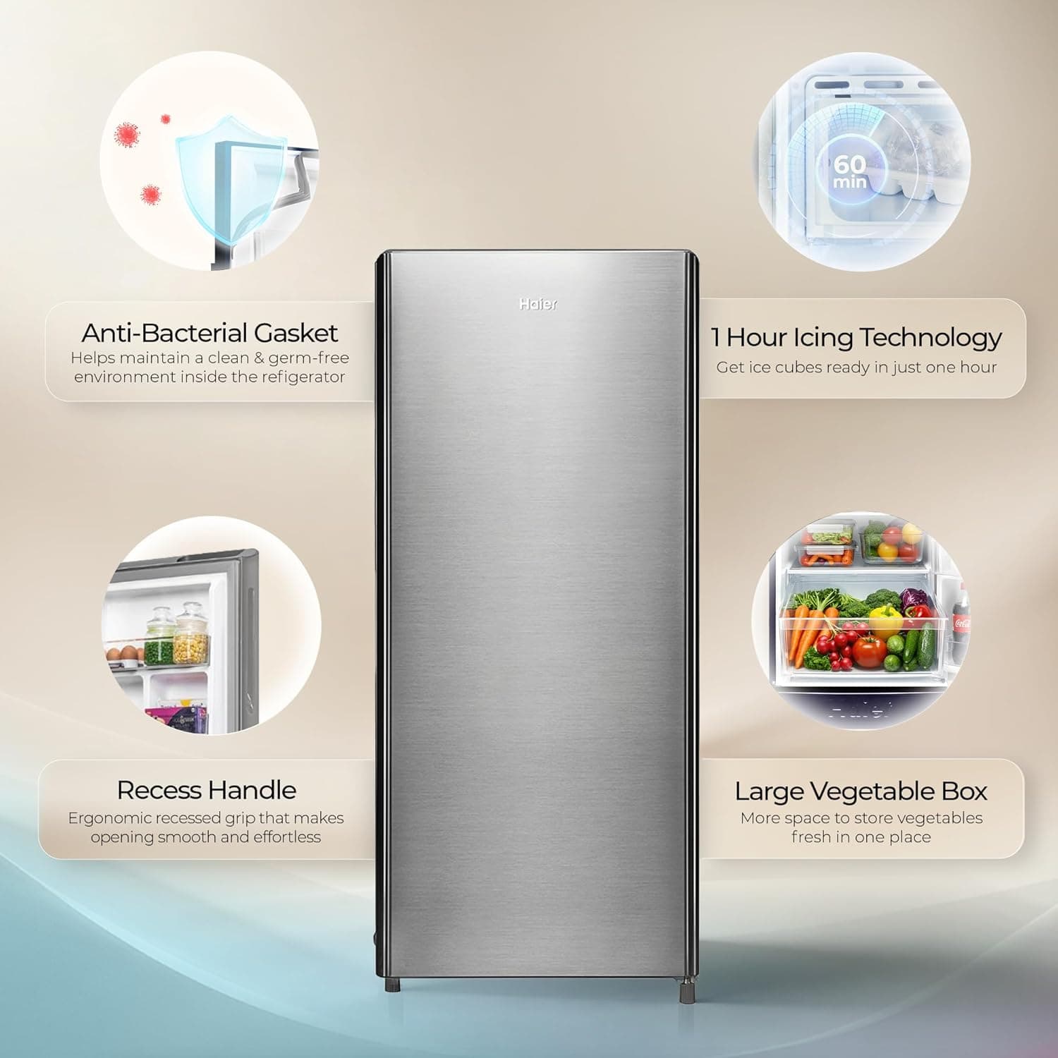 190L 4 Star Single Door Refrigerator preview 6