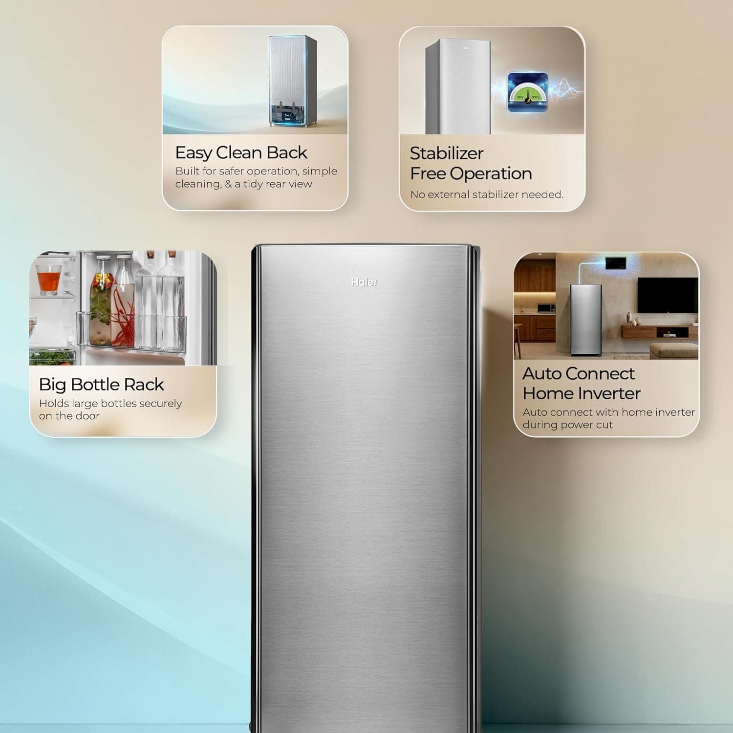 190L 4 Star Single Door Refrigerator preview 5