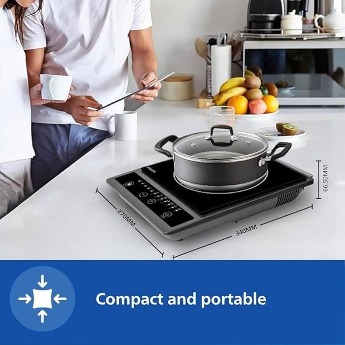 PHILIPS INDUCTION COOKTOP HD4944/00 1500W preview 3