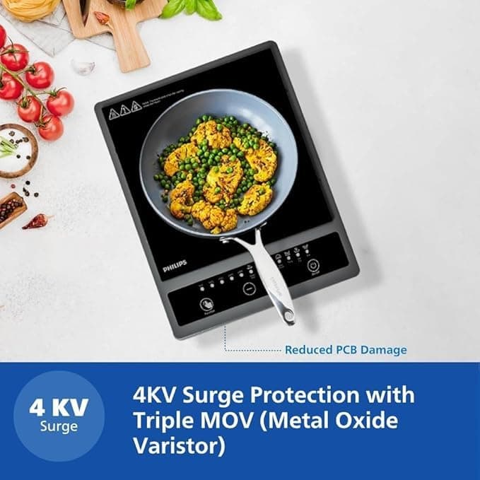PHILIPS INDUCTION COOKTOP HD4944/00 1500W preview 4