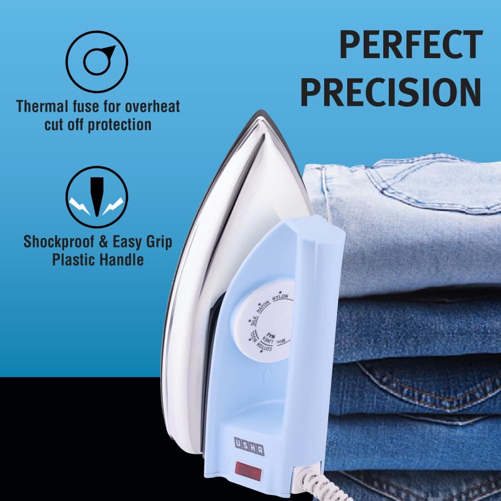 USHA IRON EI 4175 M 750W LIGHT BLUE preview 4