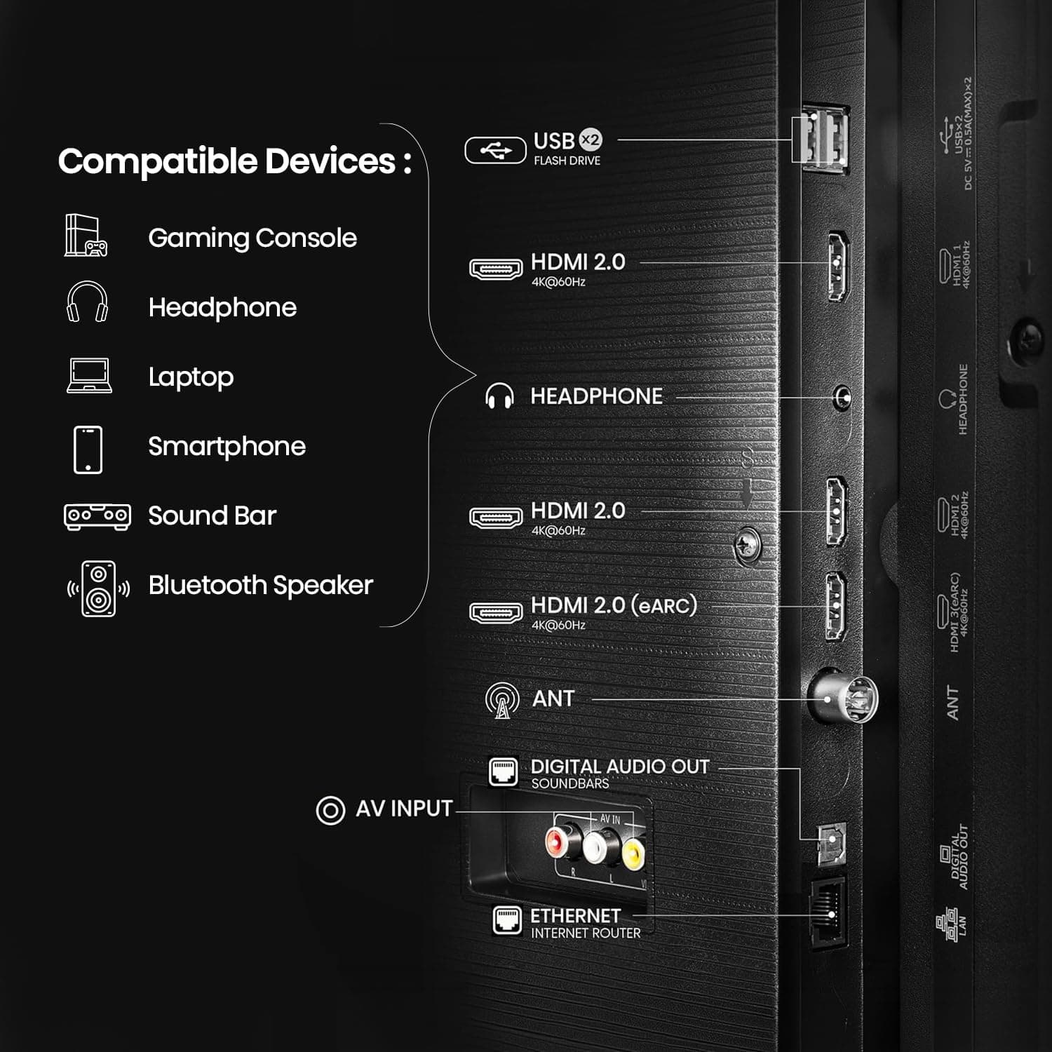 HISENSE LED TV 55E6N preview 8