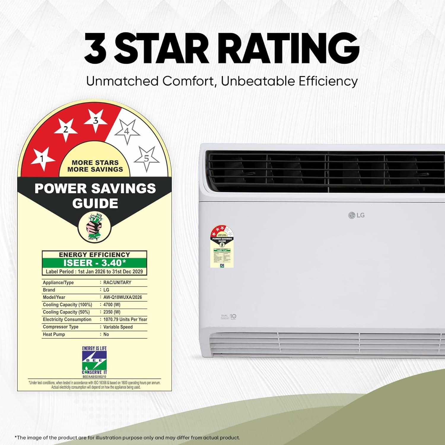 LG WINDOW AC 1.5T AW-Q18WUXA preview 3