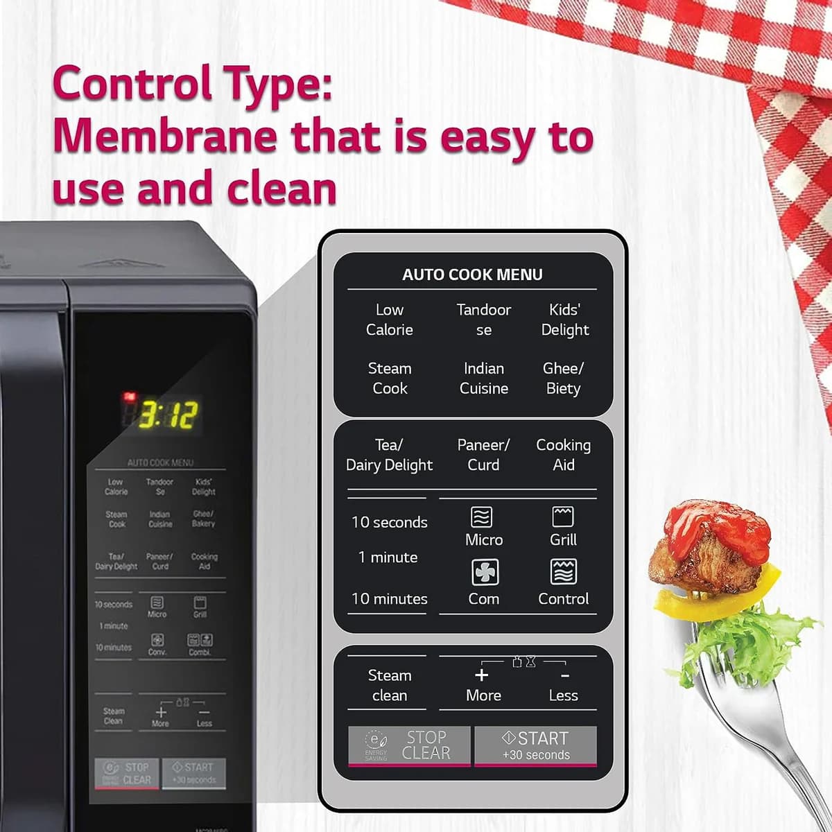 LG MICROWAVE MC2846BG preview 4