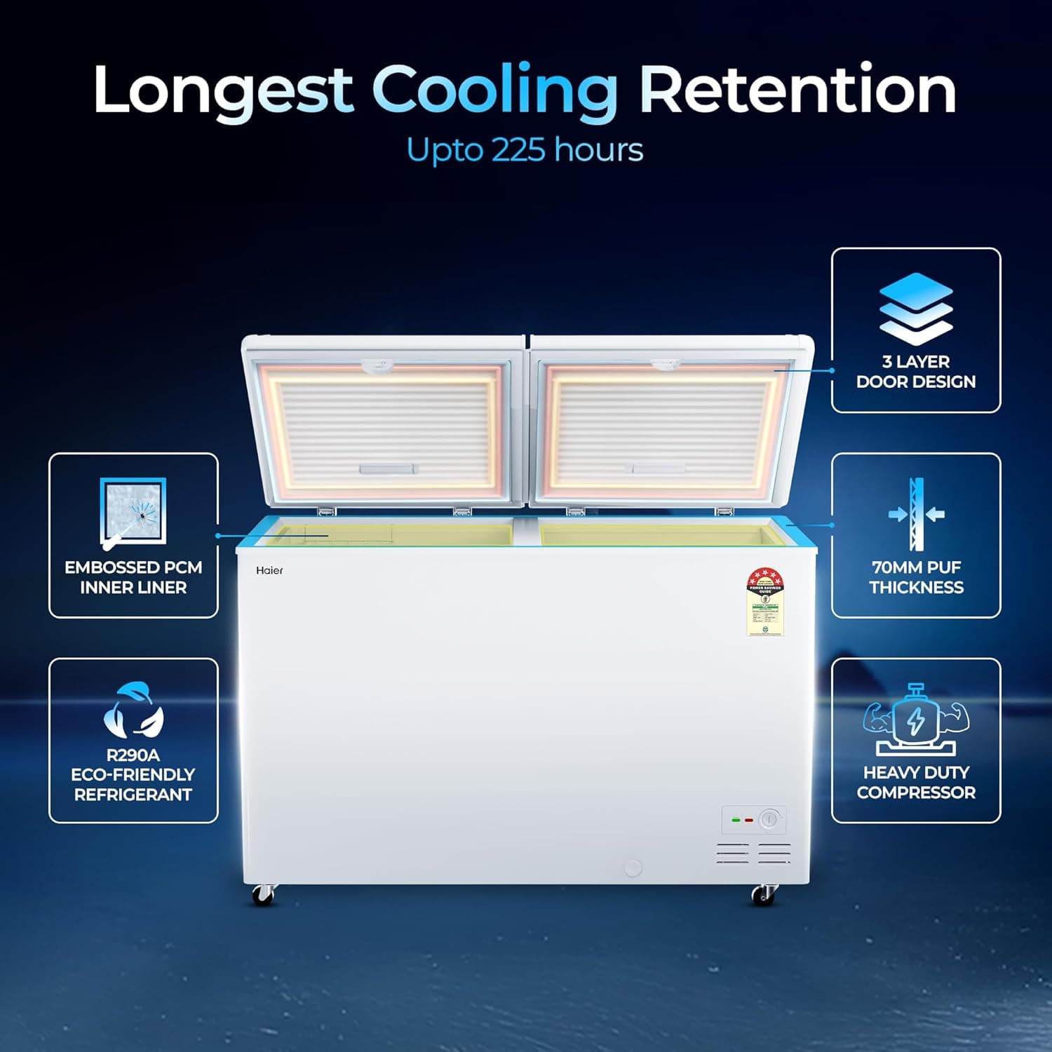 HAIER DEEP FREEZER HFC-500DPW5 preview 5
