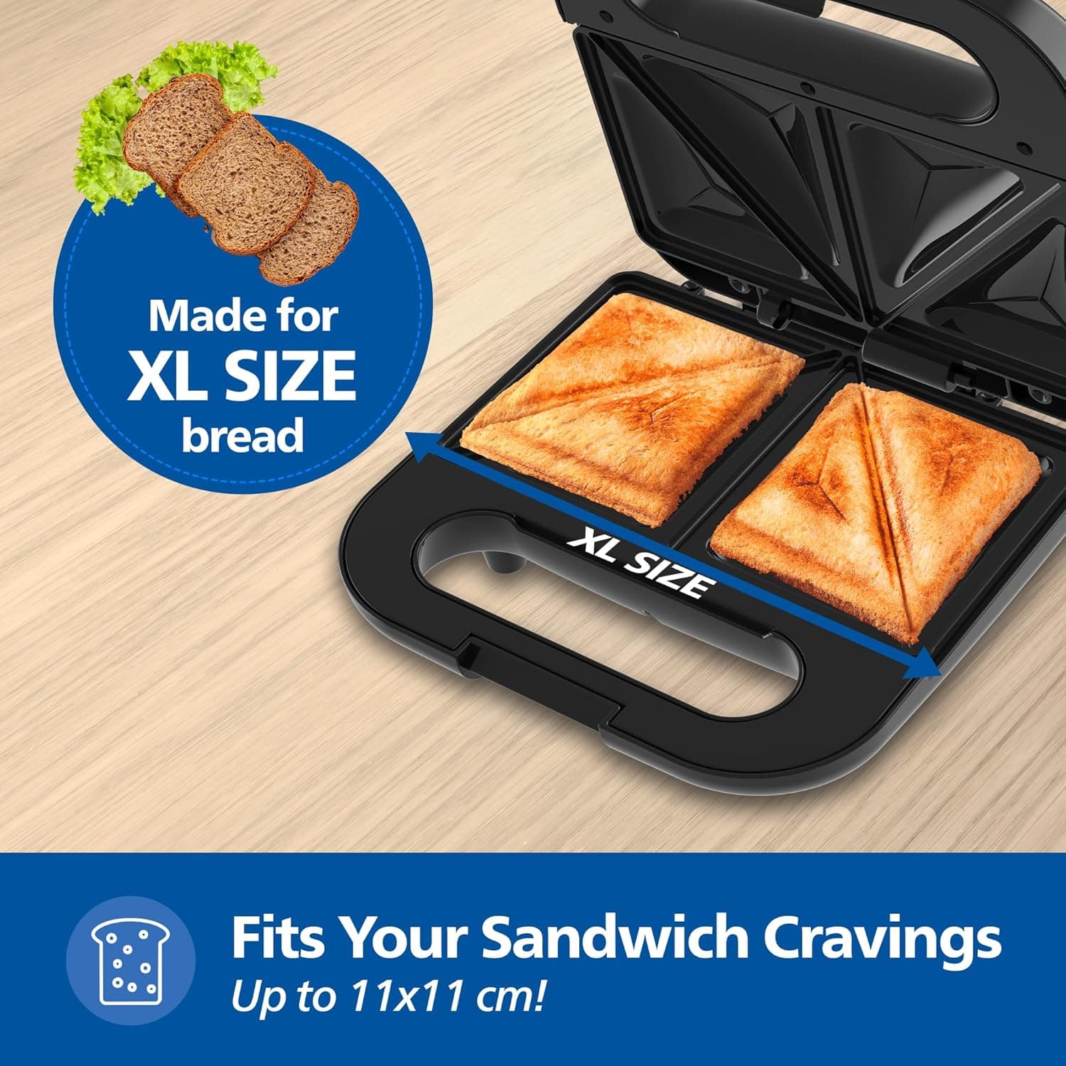 PHILIPS SANDWICH MAKER HD3000/80 preview 4