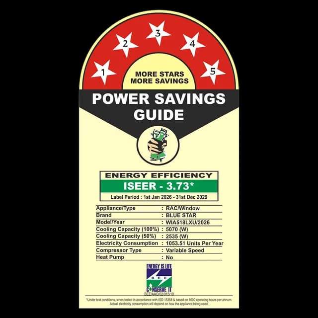 BLUE STAR WAC 1.5T 5S WIA518LXU preview 6
