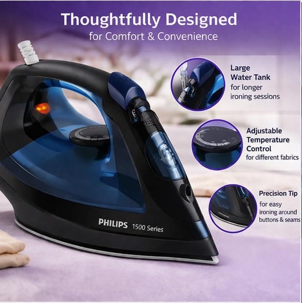 PHILIPS STEAM IRON DST1520/20 1750W preview 5