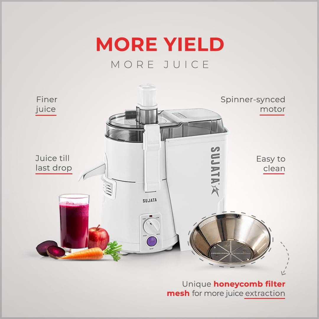 SUJATA POWERMATIC MAXIMA 900 WATTS JUICER MIXER GRINDER preview 5