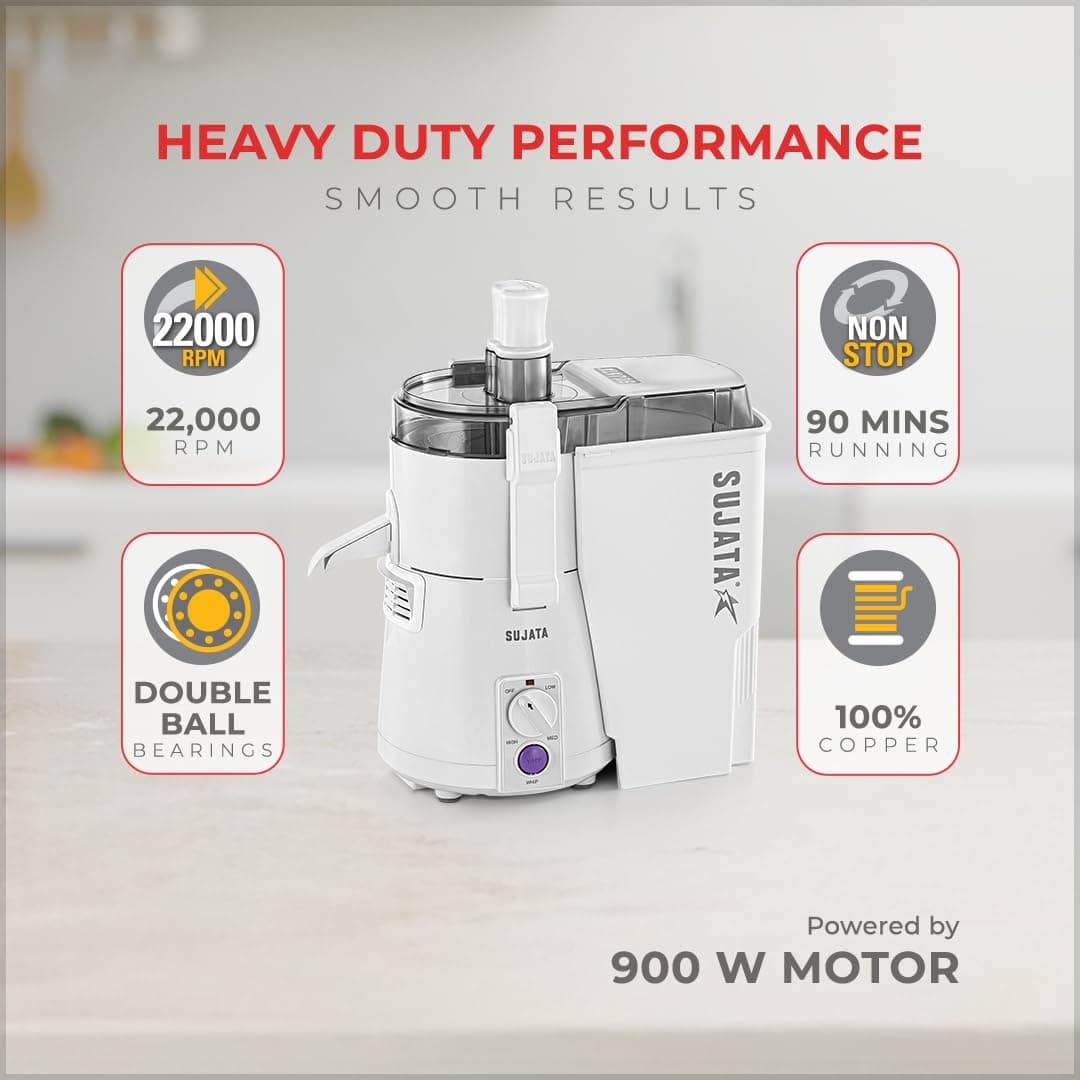 SUJATA POWERMATIC MAXIMA 900 WATTS JUICER MIXER GRINDER preview 6