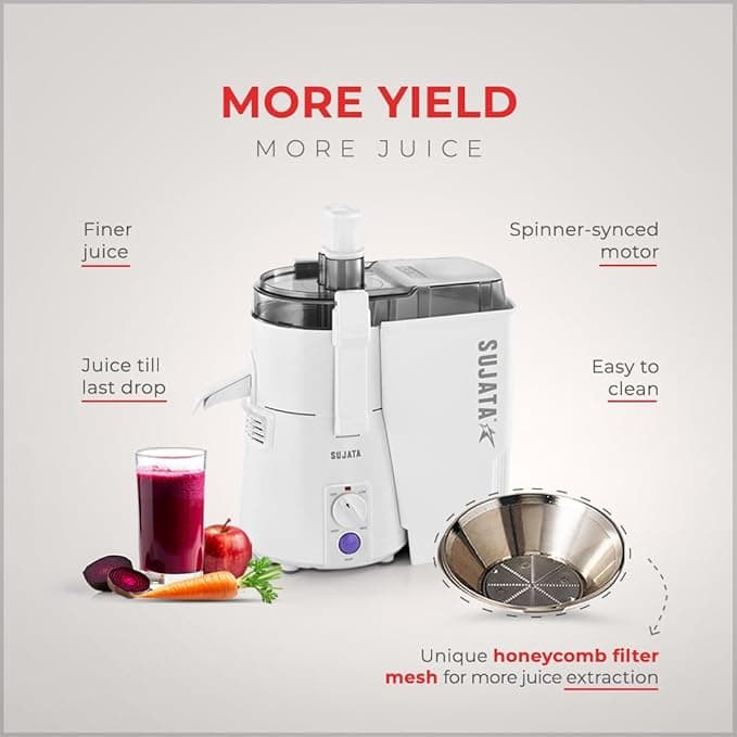 SUJATA MULTIMIX JUICER MIXER GRINDER 900 WATTS DOUBLE BALL preview 5