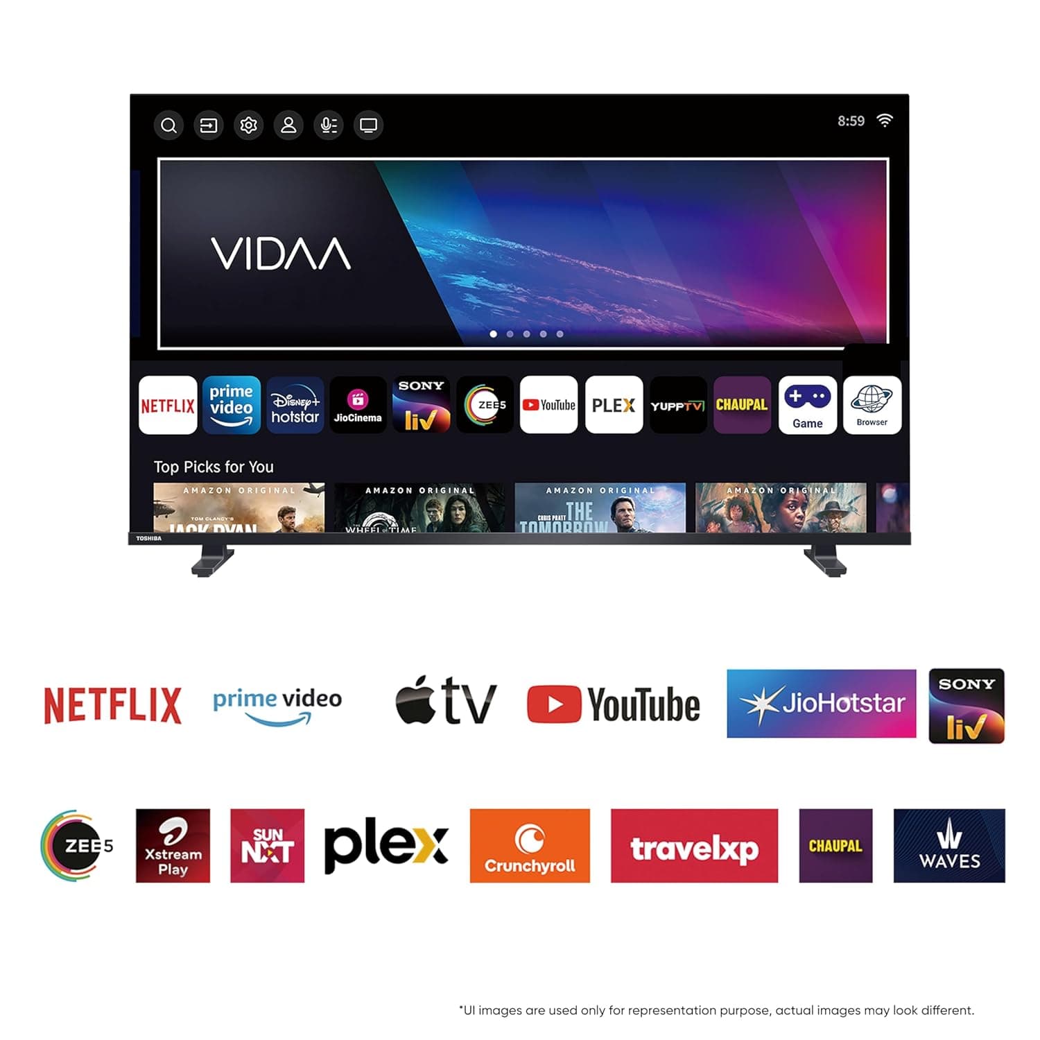TOSHIBA 55 INCH 4K ULTRA HD QLED SMART TV 55M450RP preview 8
