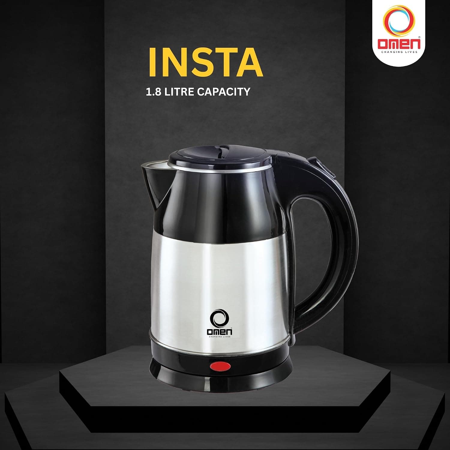 OMEN 1.8 L INSTA ELECTRIC KETTLE 1500W preview 5