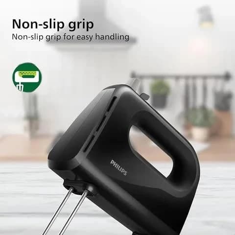 PHILIPS 300W LIGHTWEIGHT HAND MIXER HR3720/10 preview 3