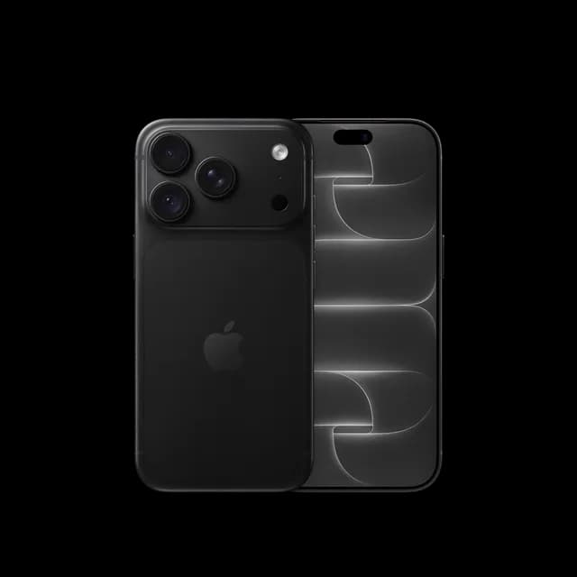 Apple iPhone 18 Pro 1TB smartphone with A20 Pro chip and 48MP Pro Fusion camera in Black colour
