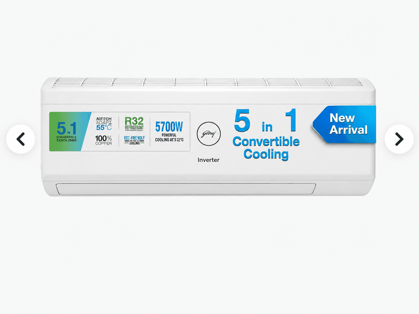 GODREJ INVERTER AC 1.7TON SIC 20ITC3-WYR I/D