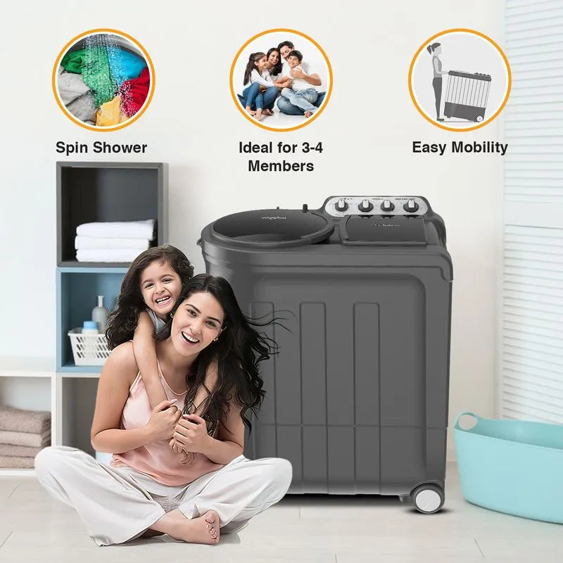 WHIRLPOOL 30310 ACE 8.5 TRB DRY ( 8.5 KG ) Semi Automatic Top Load Washing Machine