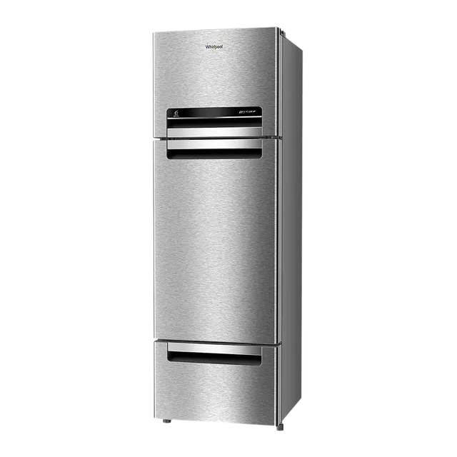 WHIRLPOOL 263D PROTTON RY 215 Litres 5 Star Triple Door Refrigerator Alpha Steel