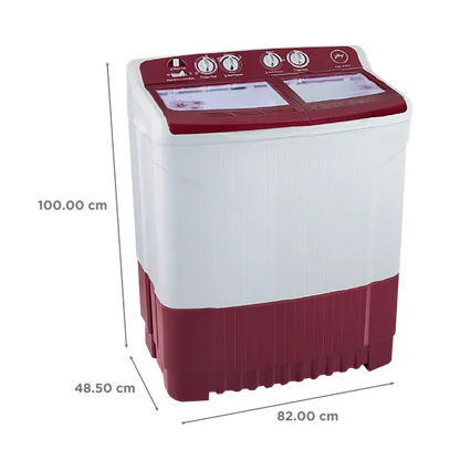 GODREJ WS EDGE 85 5.0 TB3 M WNRD ( 8.5 KG ) Semi Automatic Top Load Washing Machine