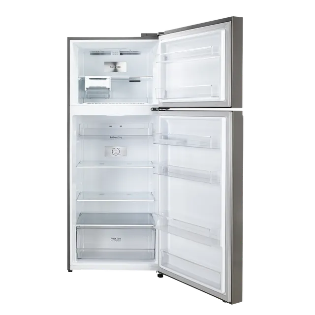 LG GL-S412SPZY 380 Litres 2 Star Double Door Refrigerator Shiny Steel