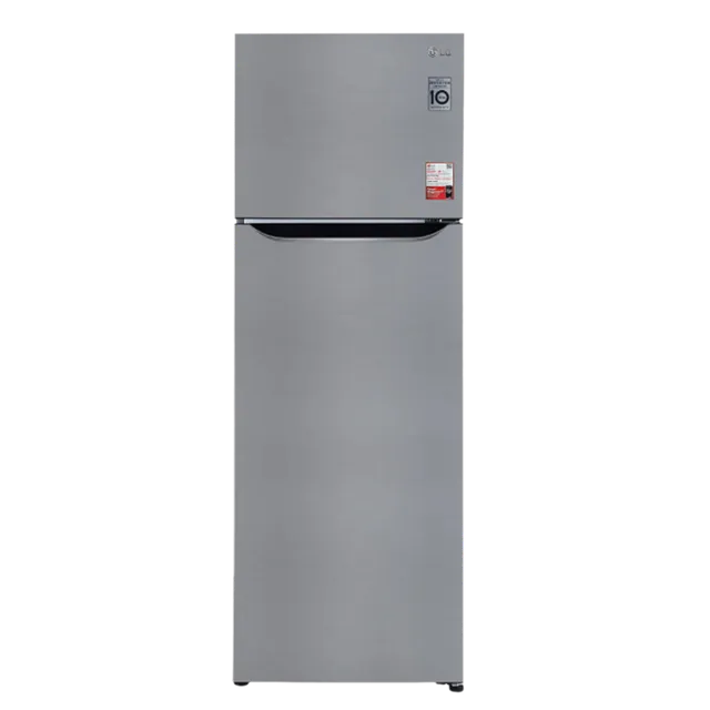 LG GL-S342SPZY 322 Litres 2 Star Double Door Refrigerator Shiny Steel