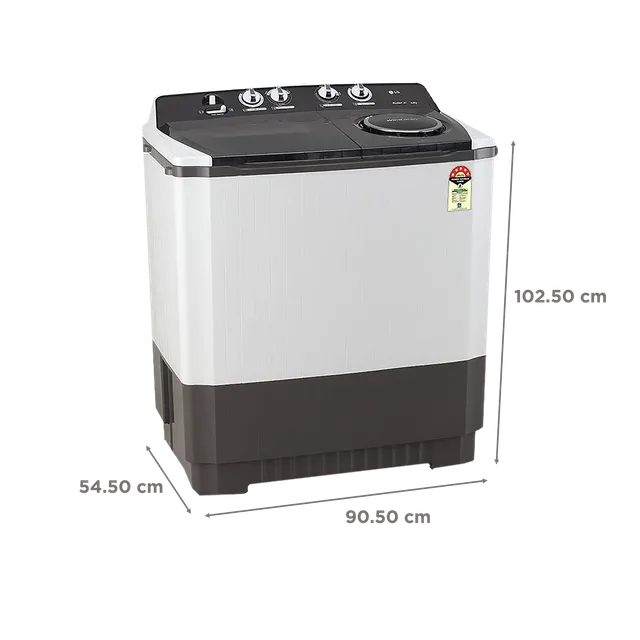 LG P955ASGAZ ( 9.5 KG ) Semi Automatic Top Load Washing Machine