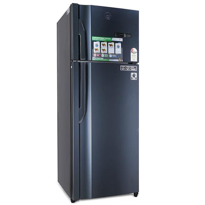 GODREJ RT-EON VIBE 366B RCIT MT 350 Litres 2 Star Convertible Double Door Refrigerator Matt Black