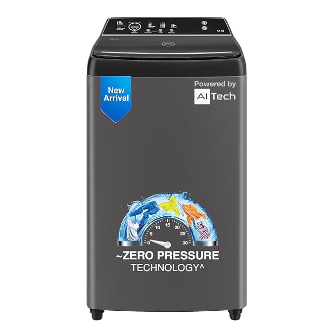 GODREJ WT EON VLVT 75 5.0 FDTN MTBK ( 7.5 KG ) Fully Automatic Top Load Washing Machine