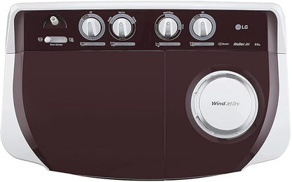 LG P8035SRAZ ( 8.0 KG ) Semi Automatic Top Load Washing Machine