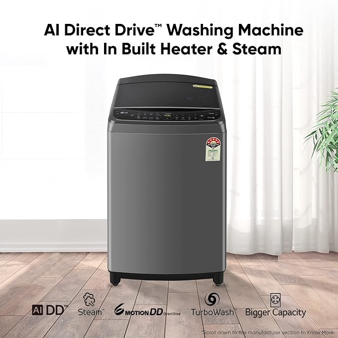 LG THD09NWM (9.0 KG) Fully Automatic Top Load Washing Machine