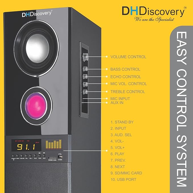 DISCOVERY SPEAKER DJ 1212