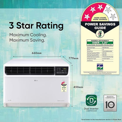 LG TW-Q18WWXA 1.5 TON 3 Star Wifi Window AC