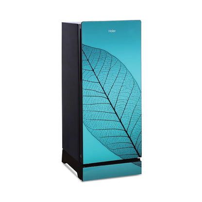 HAIER HRD-2062PHG 185 Litres 2 Star Single Door Refrigerator Holy Leaf Glass