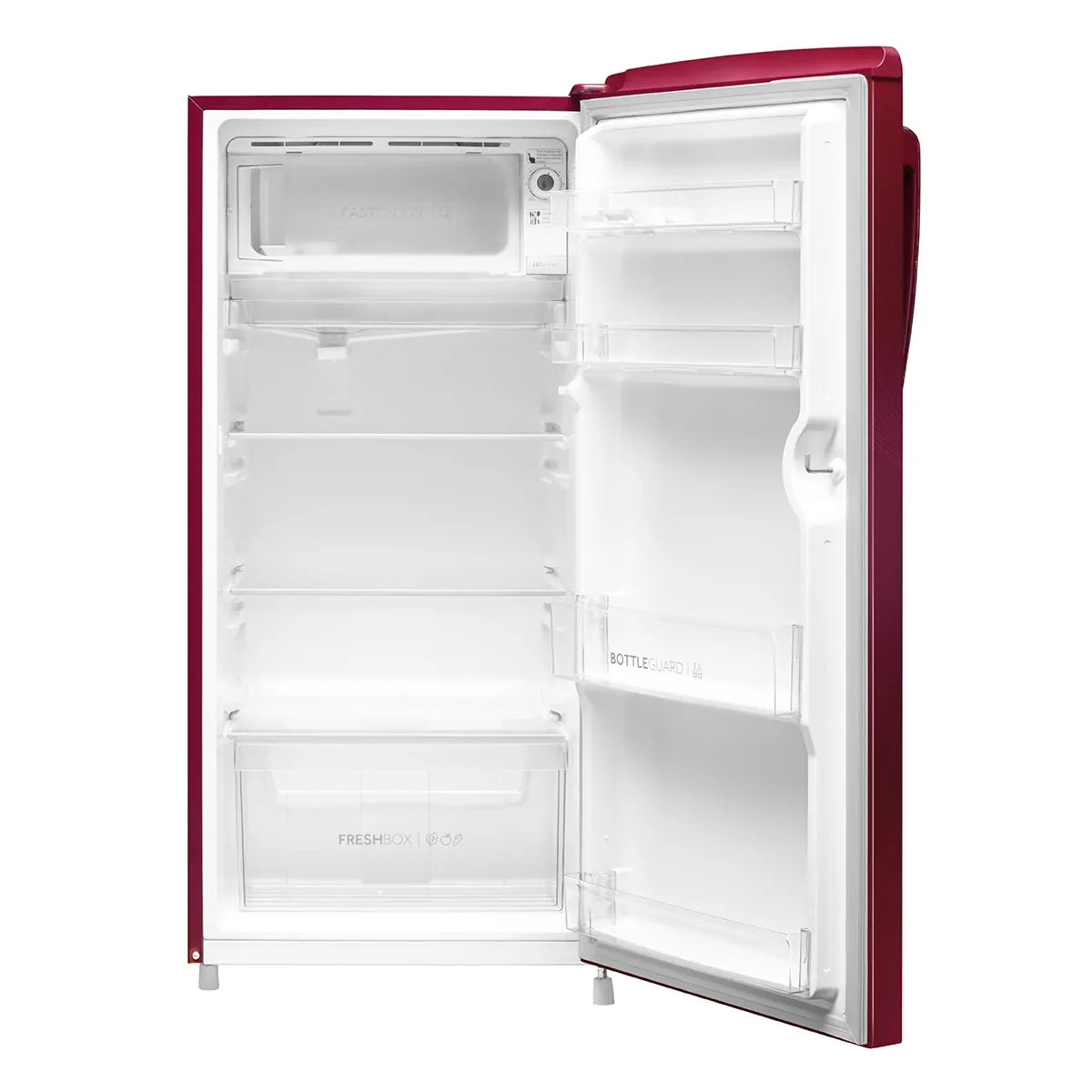 HAIER HRD-2061SRN-N 185 Litres 1 Star Single Door Refrigerator Red