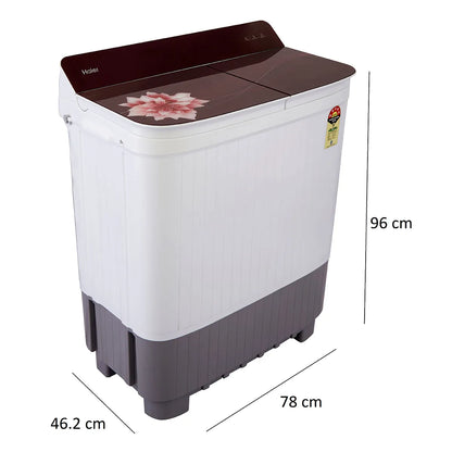 HAIER HTW75-178BBK ( 7.5 KG ) Semi Automatic Top Load Washing Machine