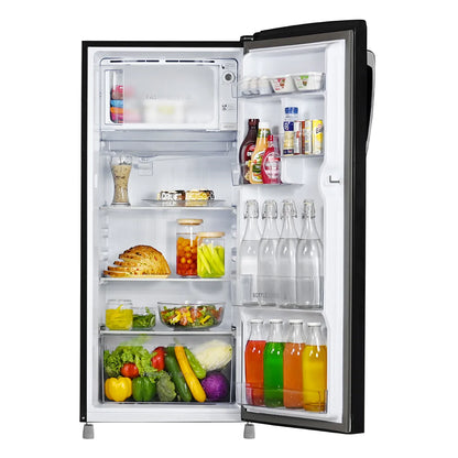 HAIER HRD-226CKI-N 205 Litres 3 Star Single Door Refrigerator Black