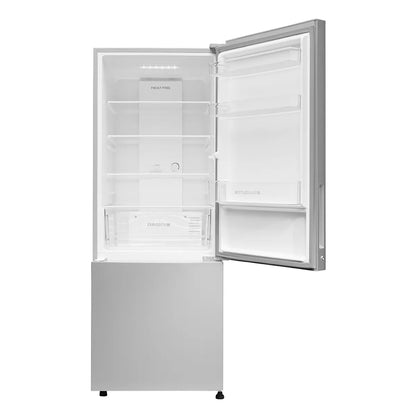 HAIER HRB-3502BS-P 300 Litres 2 Star Bottom Mounted Double Door Refrigerator Silver