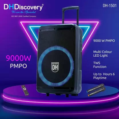 DISCOVERY SPEAKER TROLLEY DJ 1501