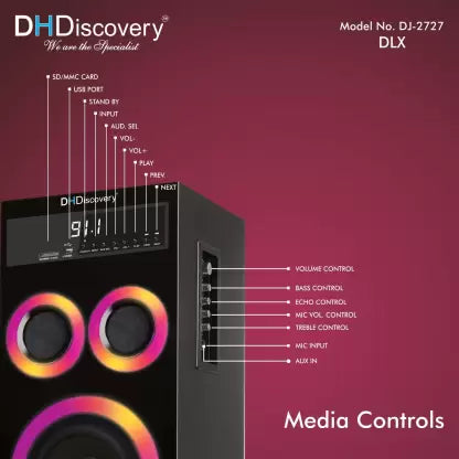 DISCOVERY SPEAKER DJ 2727