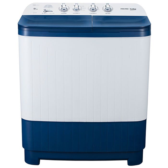 VOLTAS BEKO WTT80DBLG ( 8.0 KG ) Semi Automatic Top Load Washing Machine